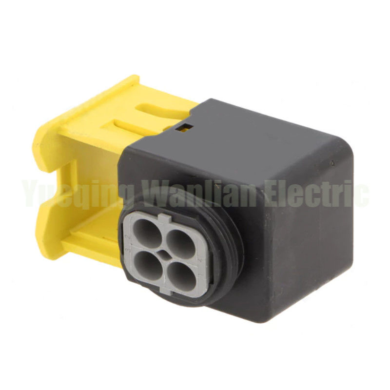 4 broches HDSCS connecteur 2-1418390-1 Noir Shell Gris clé étanche femme prise