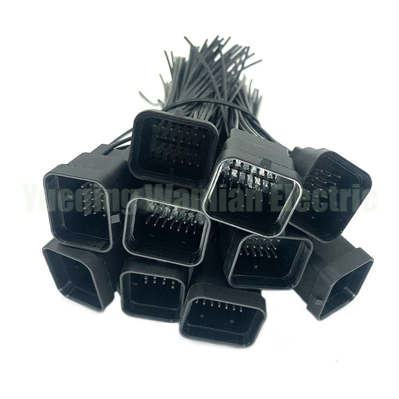 26 épingle WL2621-1.2-11 Black scellé étanche à l'eau électrique Auto fil de harnais connecteur de prise