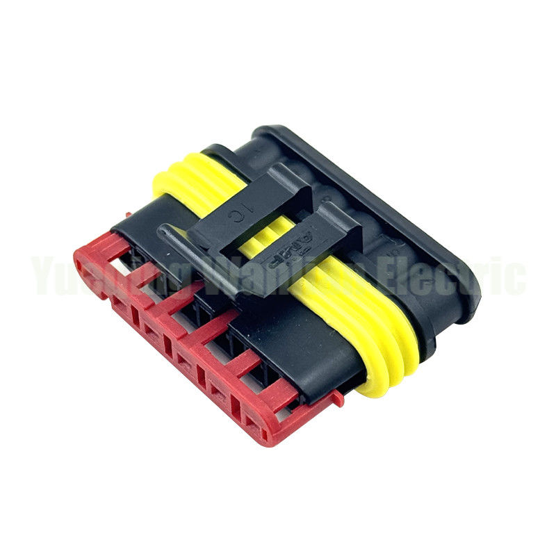 6 épingle 282090-1 Socket Circular Superseal Crimp sans contacts connecteur de fil automatique